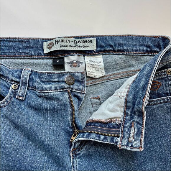 Y2K Harley Davidson Jeans Sz 2 - Picture 6 of 11